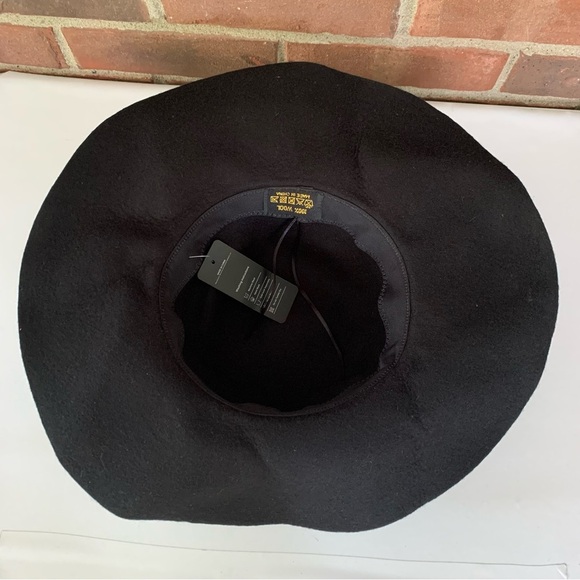 Quagga Green Label black 100% wool floppy Sun Hat One Size NEW - Picture 7 of 7